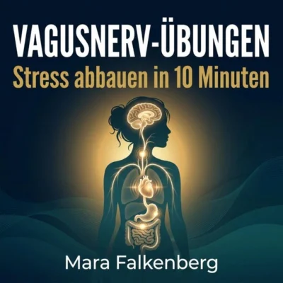 Cover von Vagusnerv-Übungen: Stress abbauen in 10 Minuten: 12 Techniken, um das Nervensystem zu beruhigen – für gestresste Berufstätige