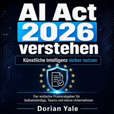 Cover von AI Act 2026 verstehen: Künstliche Intelligenz sicher nutzen – Der einfache Praxisratgeber für Selbstständige, Teams und kleine Unternehmen